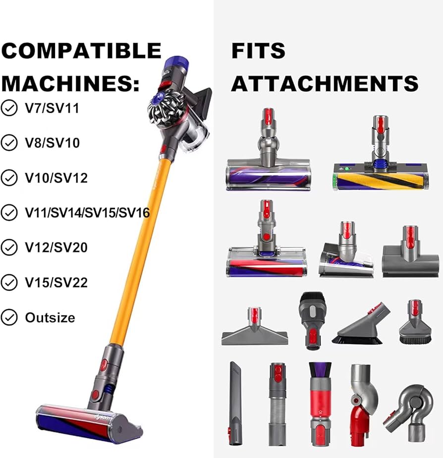 dyson sv14スティッククリーナー 本体 各種アタッチメント付き