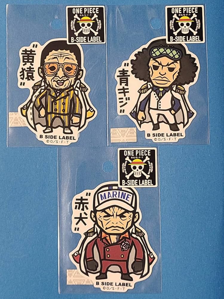 ワンピース 麦わらストア 365日ステッカー ボルサリーノ サカズキ