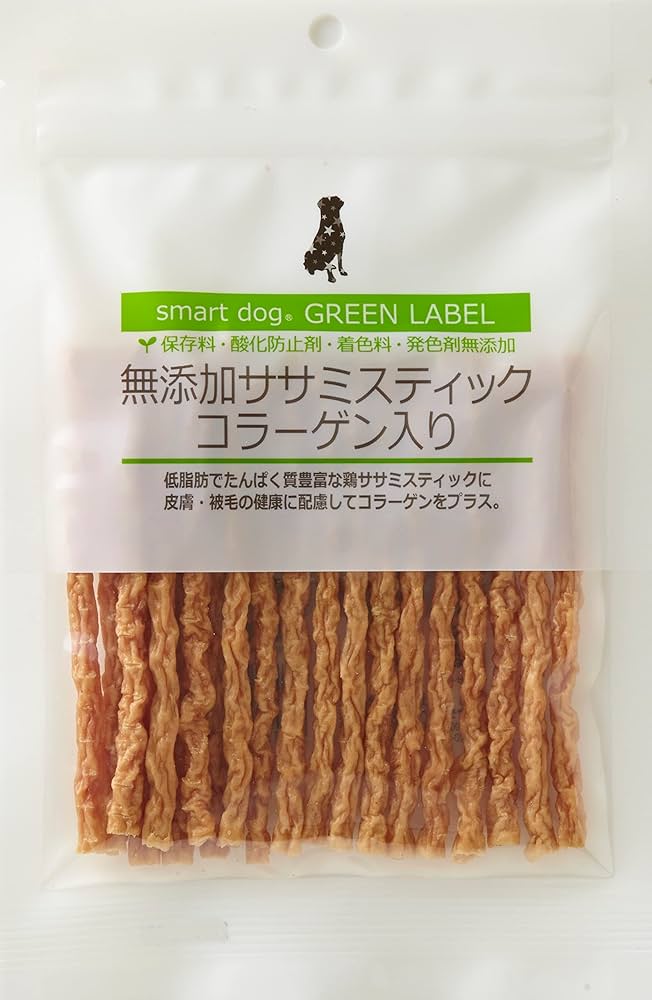 Amazon | スマートドッグ グリーンラベル 無添加 ササミ スティック