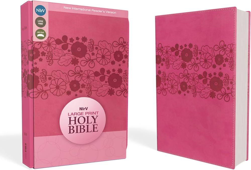Amazon.com: NIrV, Holy Bible, Large Print, Leathersoft, Pink