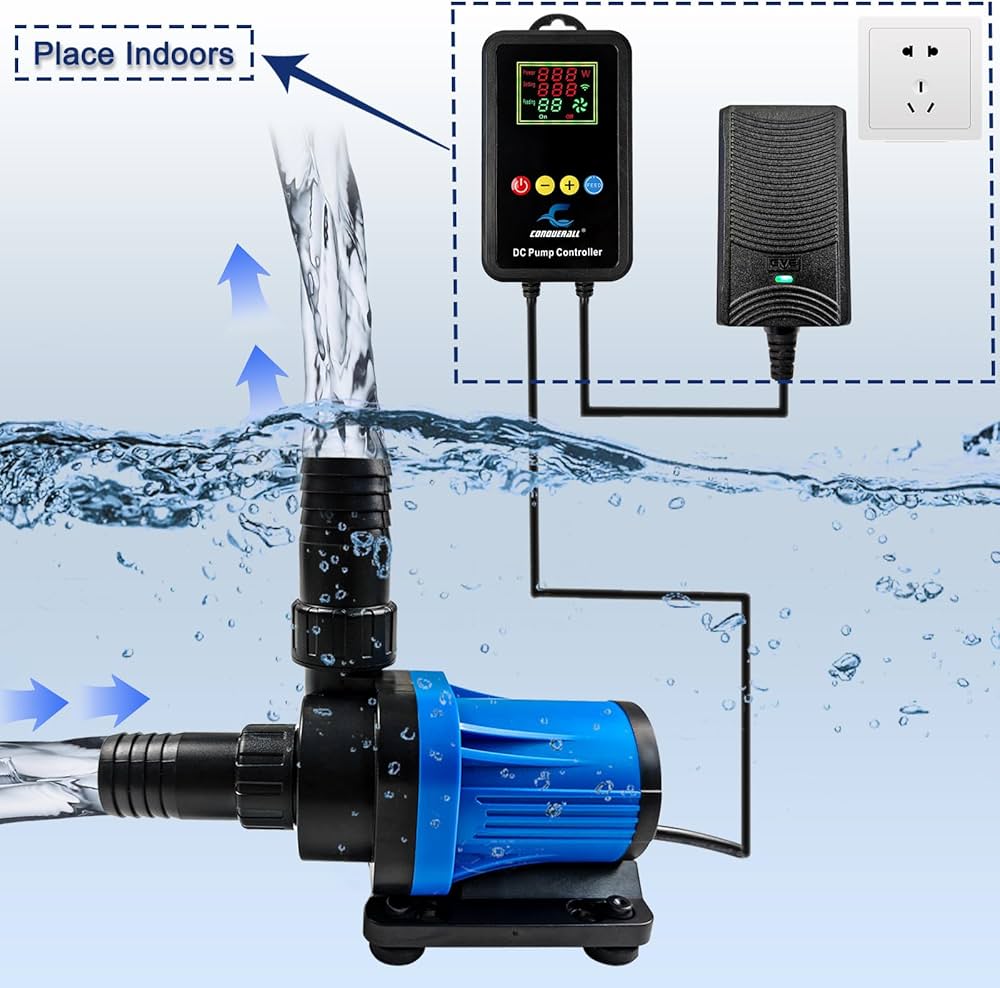 Amazon.co.jp: CONQUERALL CHS-3500 DC 24V DC 20W の調節可能な流れ水