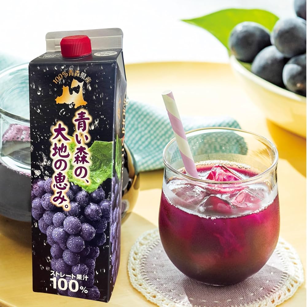 Amazon.co.jp: ぶどうジュース 紙パック 1L 12本入り 無添加