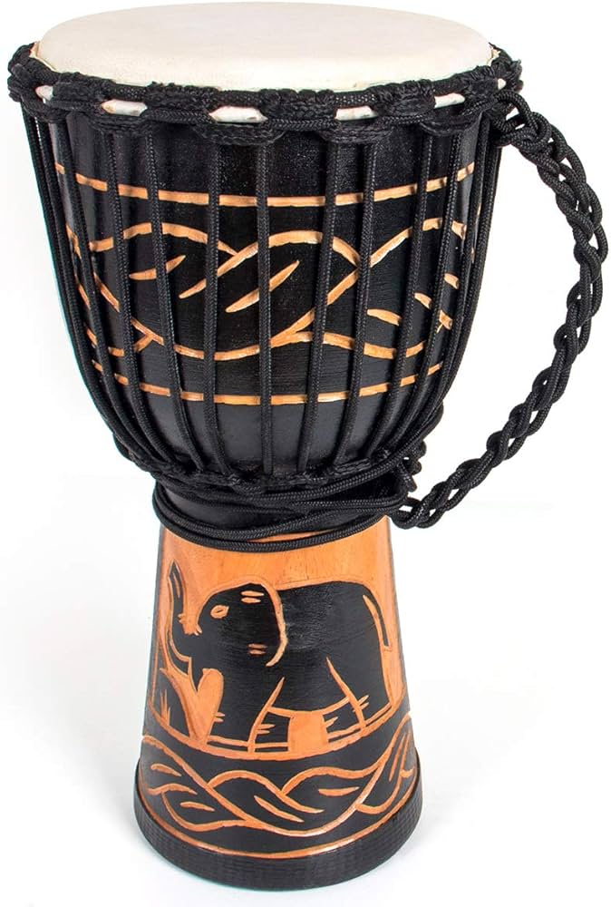 Amazon | Aklot ジャンベ 8インチ アフリカ楽器 Djembe | ジャンベ