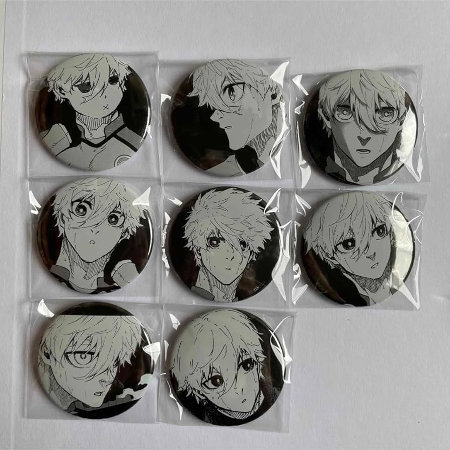 凪誠士郎 缶バッジ18個セット ホロ原画ver 凪誠士郎 ホログラム缶