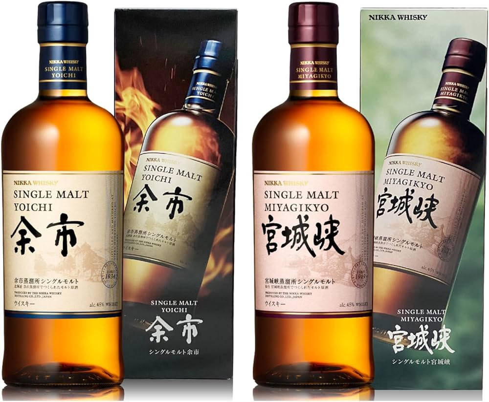 ニッカ 伊達・余市 3本セット 箱入 伊達、余市、宮城峡 3本セット
