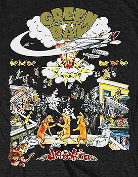 Amazon.com: Green Day T Shirt 1994 Tour Dookie Official Vintage