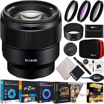 Amazon.com: Sony FE 85mm F1.8 Lens SEL85F18 Large Aperture for