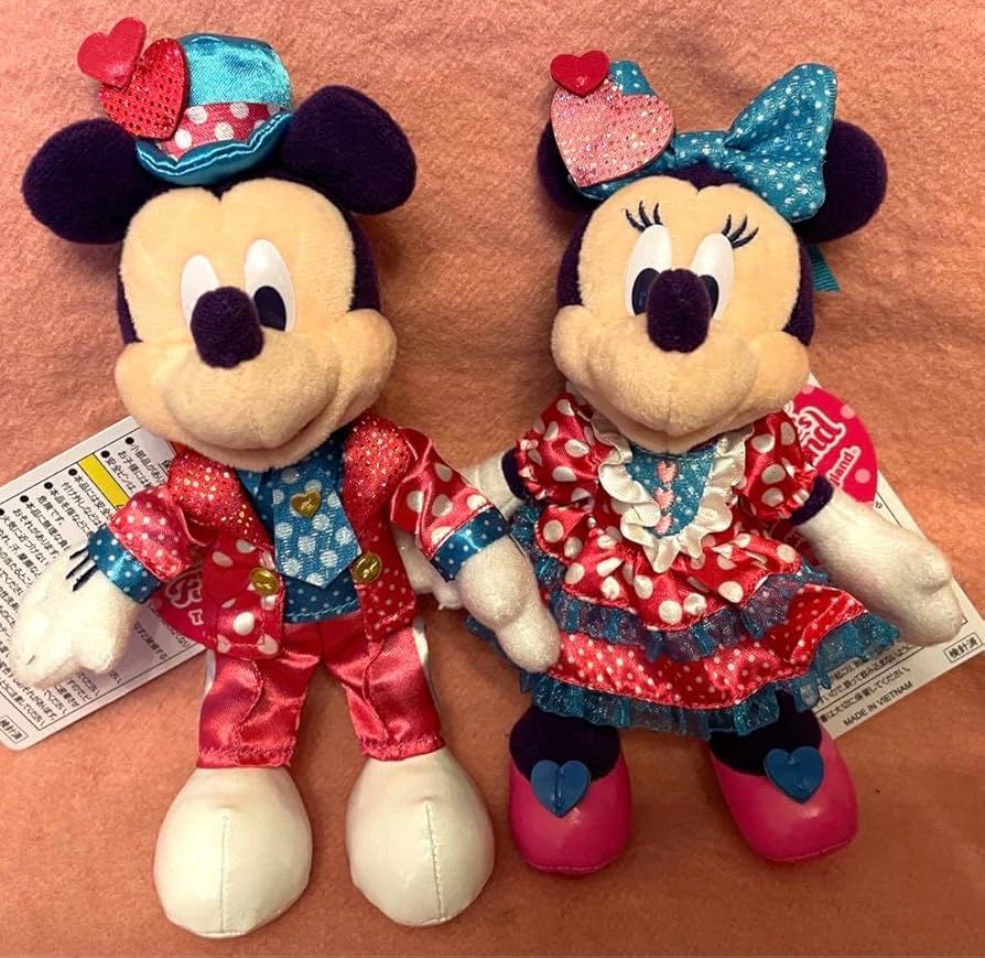 パルパルーザぬいぐるみバッジミッキー&ミニーぬいばセット＋ぬいば