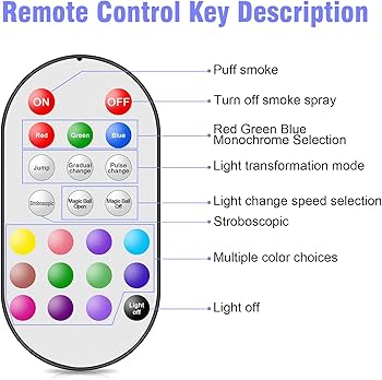 Amazon.co.jp: U`King 9LED スモークマシン 2 in 1 フォグマシン 700W