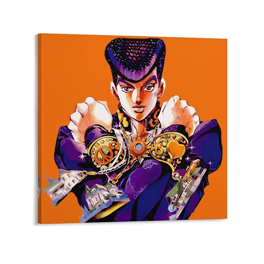 新品】 ポスター ジョジョの奇妙な冒険 4部 東方仗助 荒木飛呂彦原画展