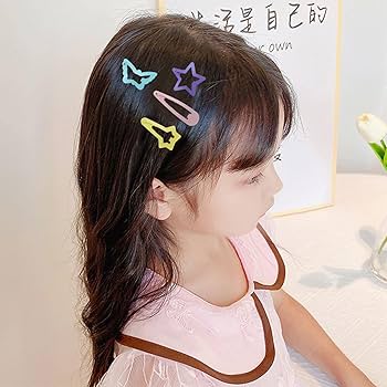 Amazon.co.jp: パッチンピン 子供 24個セット 6色 ヘアクリップ