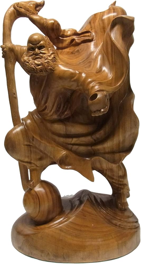 大きい達磨の壁かけ○ダルマさん○木彫り 【公式通販】