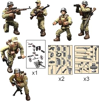 Amazon.co.jp: MEIEST ミニ第二次世界大戦兵士ミリタリーアクション