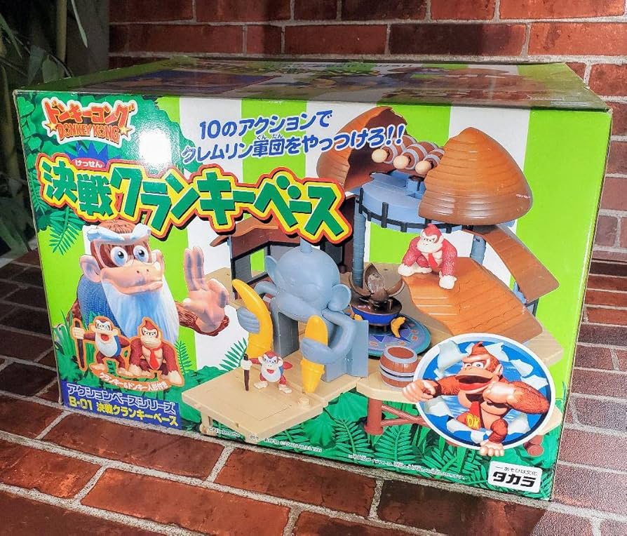 Amazon.co.jp: ドンキーコングアクションベースシリーズ決戦クランキー