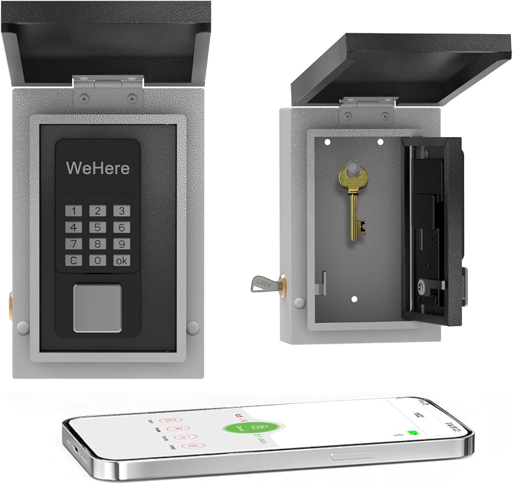 Amazon.co.jp: WeHere 防水 キー ロック ボックス 使用 OTP/固定