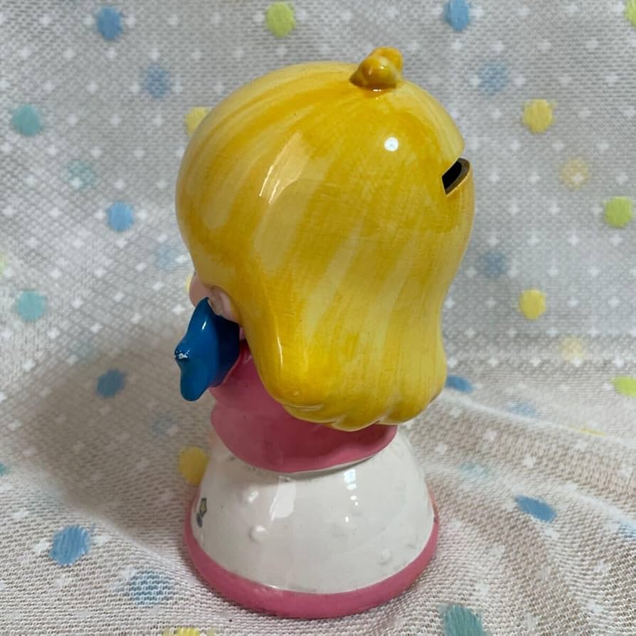 Amazon.co.jp: リトルツインスターズ キキララ ララ 貯金箱 陶器