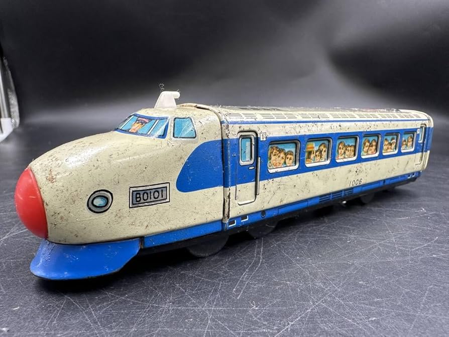 イチコー ブリキ 鉄道 新幹線 Amazon.co.jp: 当時物 ブリキ 新幹線
