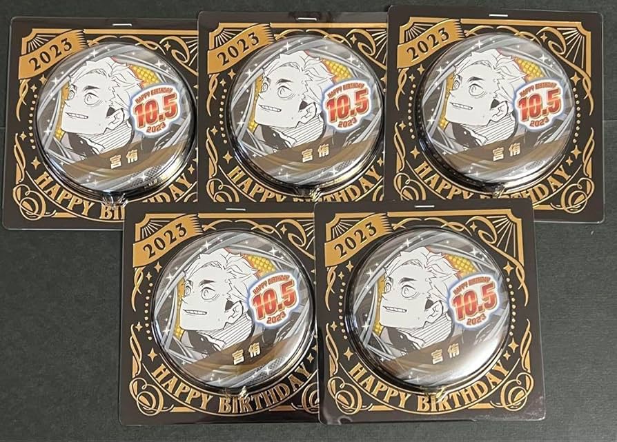 ハイキュー!! 縁日 トレーディング和紙風缶バッジ 宮侑 35個セット