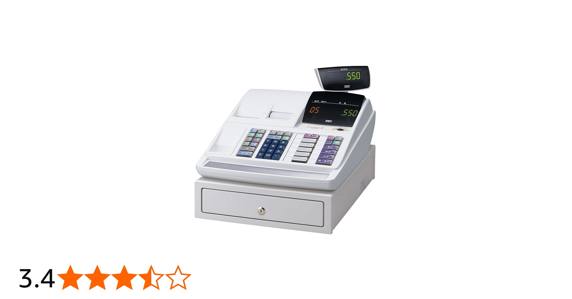 Amazon | 東芝テック 電子レジスター 5部門 MA-550-5-R 白