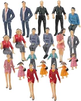 Amazon | OFFSCH 20個 ミニチュア 人形 ミニチュア ミニ 人形