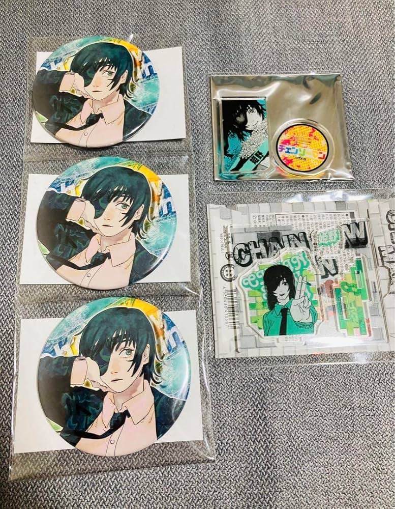 チェンソーマン 姫野 缶バッジ まねきねこ