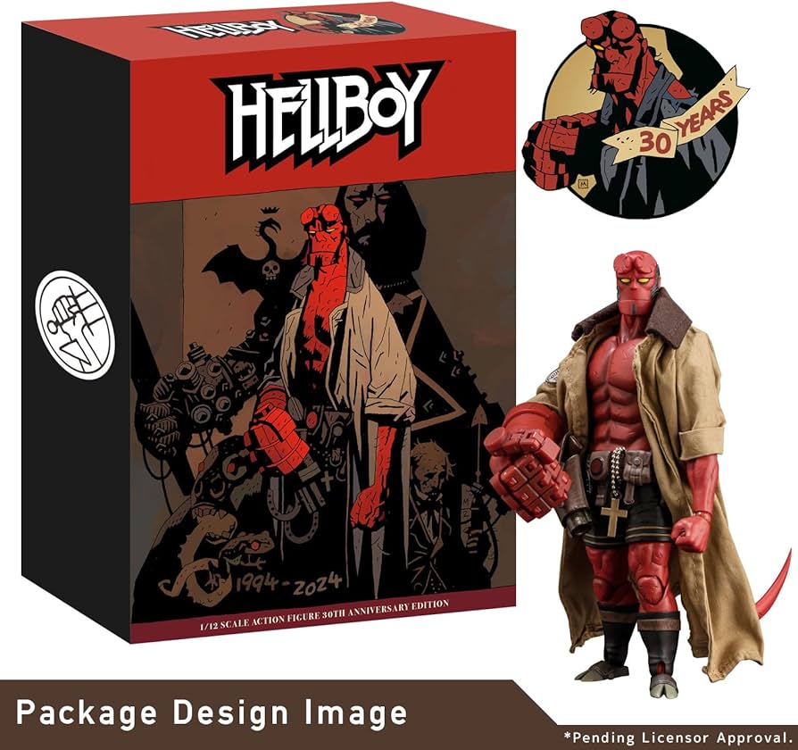 Amazon.co.jp: ヘルボーイ 1/12 SCALE ACTION FIGURE 30TH ANNIVERSARY