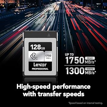 Amazon.com: Lexar 128GB Professional CFexpress Type B Silver