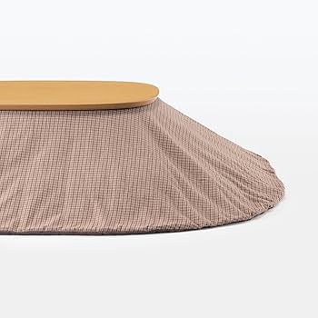 Amazon | 無印良品 楕円こたつ ナチュラル 小 幅97×奥行72×高さ37cm MJ