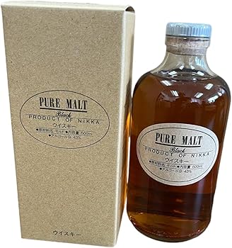 Amazon.co.jp: ニッカ ピュアモルト ブラック 500ml 43% : 食品・飲料