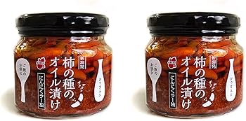Amazon.co.jp: 阿部幸製菓 新潟 柿の種のオイル漬け にんにくラー油