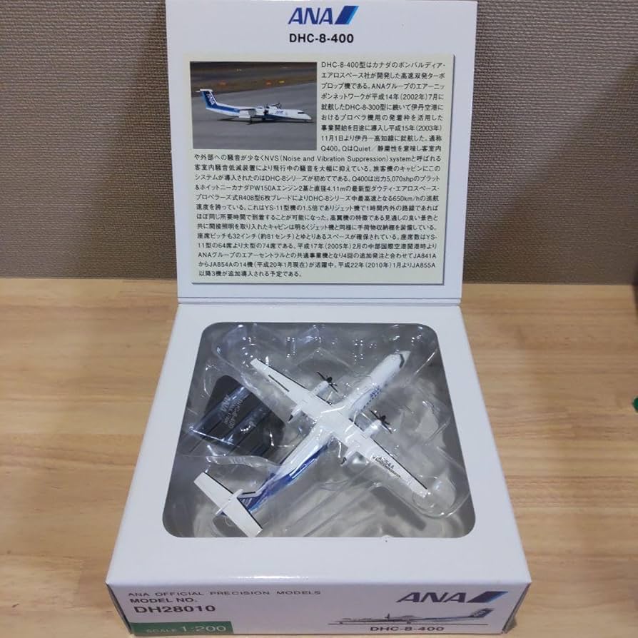 ☆激レア非売品☆ANA WINGS DHC8-Q300 退役記念 5点セット A-net DHC8