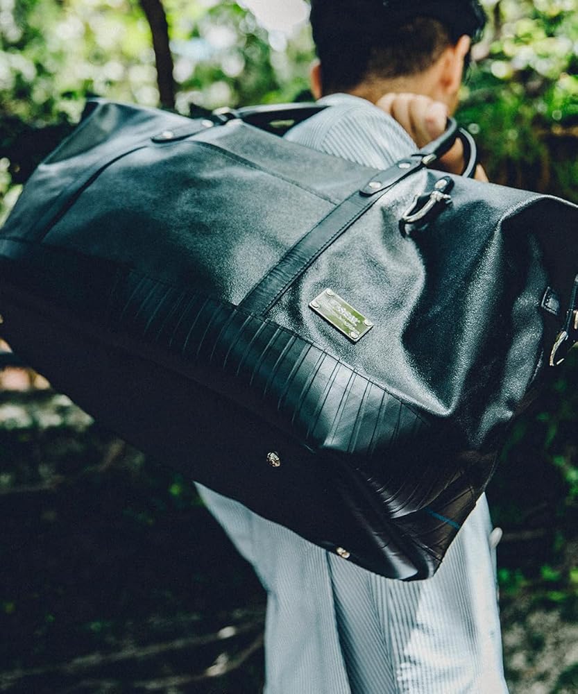 Amazon | 森野帆布 x SEAL ボストンバッグ Lsize 大容量 ボストン 防水