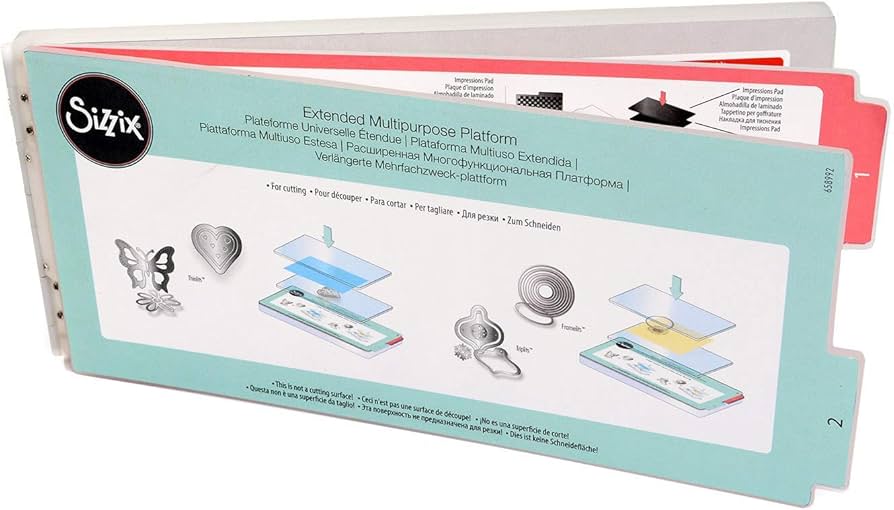 Amazon.com: Sizzix 658992 Multipurpose Platform Extended,Multi Color