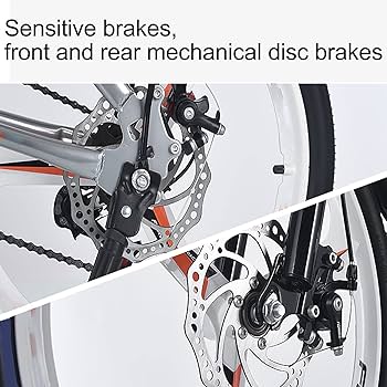 Amazon | 可変速折りたたみ自転車、6速20インチ折りたたみ自転車