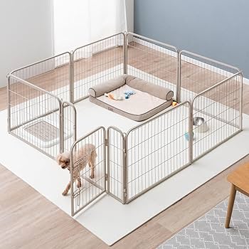 Amazon.co.jp: タンスのゲン ペットサークル 高さ 60cm バリアフリー