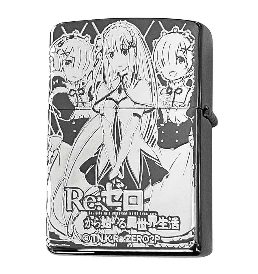 リゼロ レミリア 美少女 オイルライター zippo 風 BRZ1 リゼロ