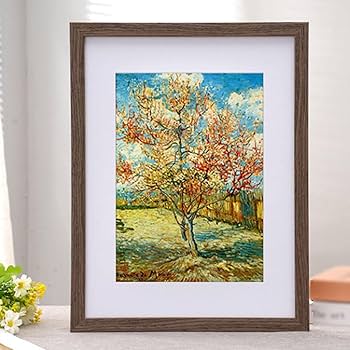 風景 パステル画 金色フレーム 約30cm x 40cm 風景 パステル画 金色