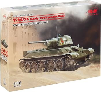 Amazon | ICM 1/35 ソビエト T-34/76 1943 初期型 プラモデル