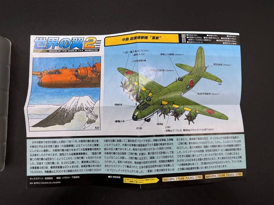 Amazon.co.jp: 〓タカラ〓世界の翼2 シークレット 中島 超重爆撃機