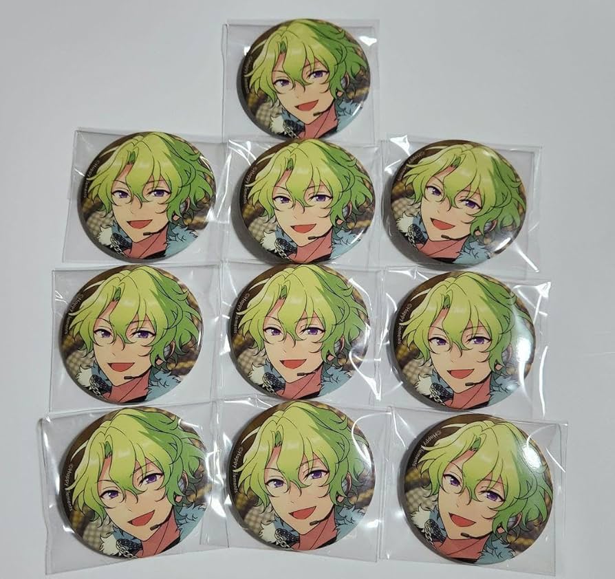 巴日和 フィーチャー2 缶バッジ あんスタ 巴日和 フィーチャー2 缶バッジ