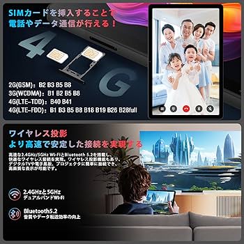 Amazon.co.jp: [タブレット 12インチ G99 Widevine L1]]Android 15