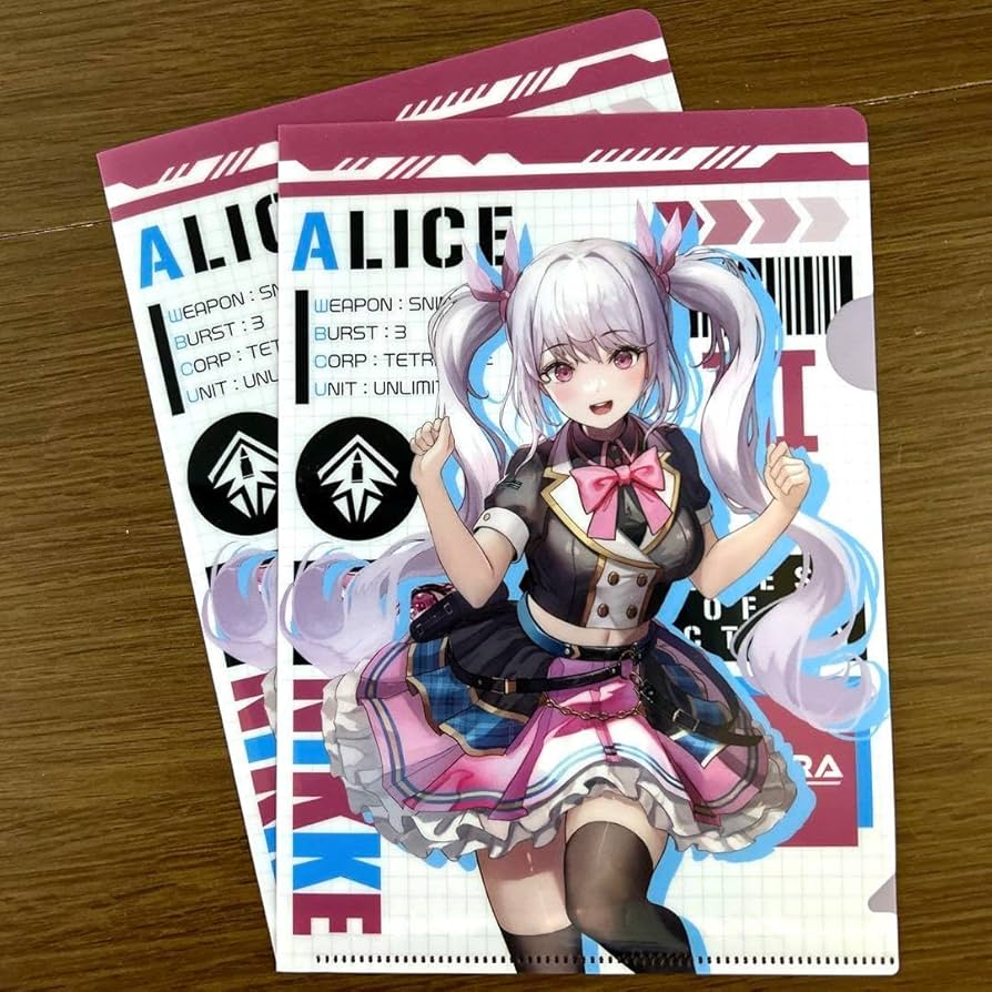 Amazon.co.jp: 勝利の女神 NIKKE ニケ アリス クリアファイル : おもちゃ