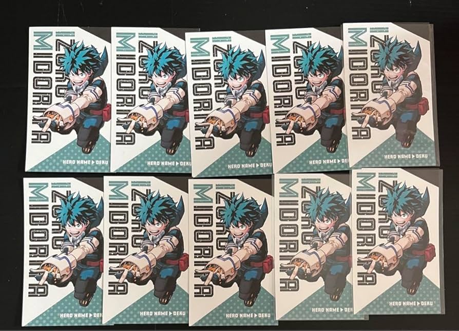 緑谷 名刺 ヒロアカ展 まとめ売り 緑谷名刺まとめ売りヒロアカ展