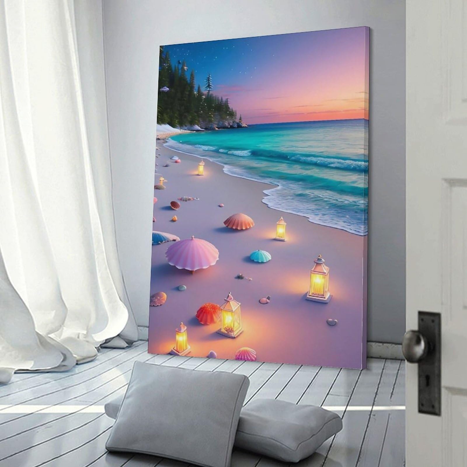 sea♡ハワイ♡ビーチ♡海の絵♡インテリア♡アート♡ロンハーマン sea