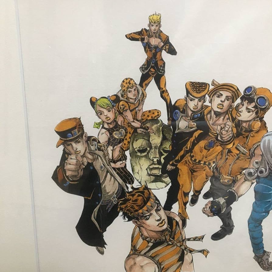 ジョジョの奇妙な冒険 複製原画 プレミアムカラーアート Amazon.co.jp