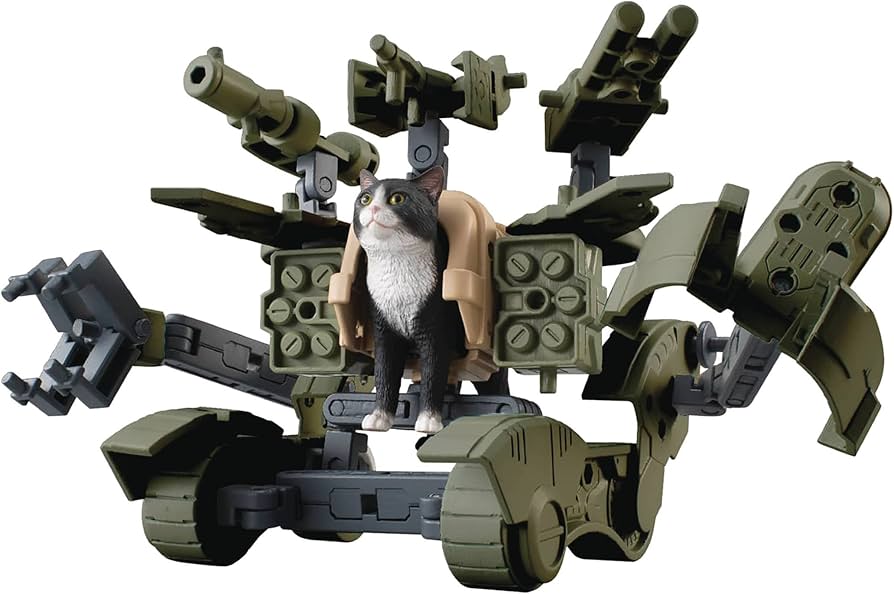 Amazon | ねこぶそう てんこ盛り 色分け済みプラモデル | プラモデル 通販