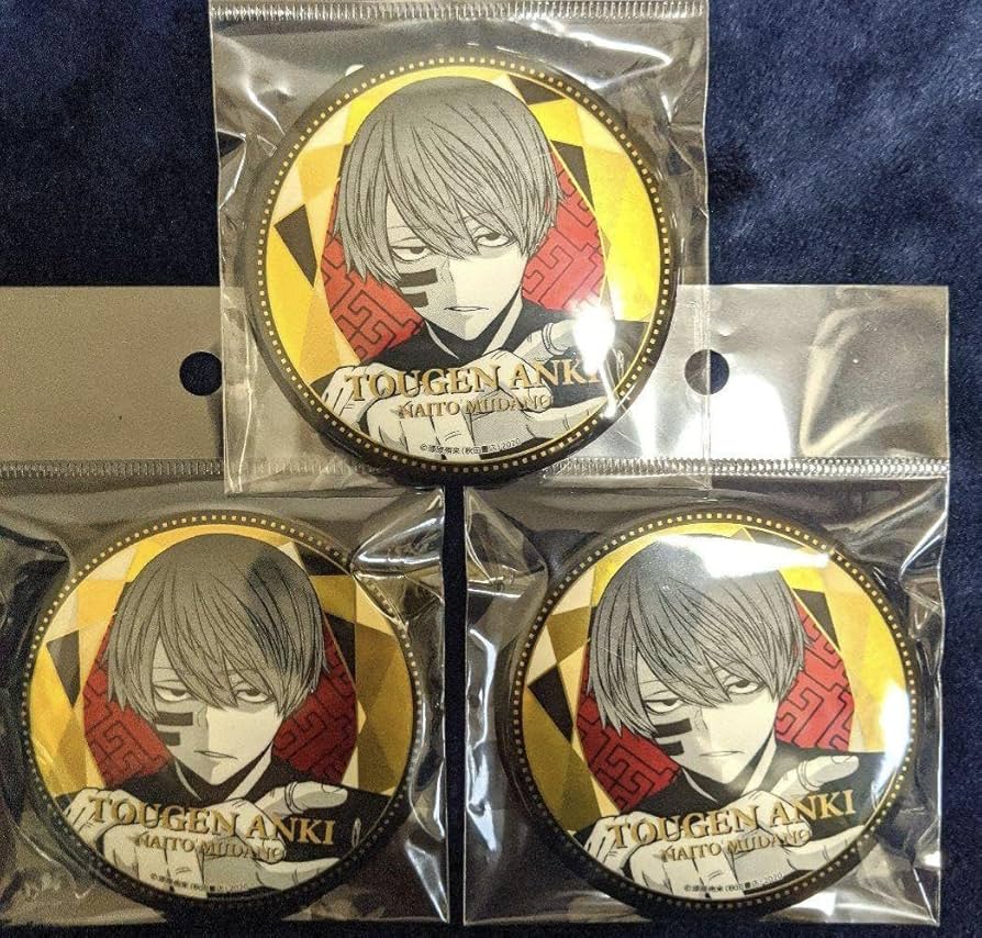 桃源暗鬼 無陀野無人 秋田書店 缶バッジ 桃源暗鬼 TSUTAYA 原作 TV