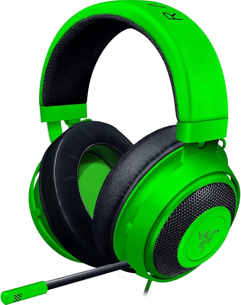 Amazon.co.jp: Razer Kraken Green ゲーミングヘッドセット アナログ