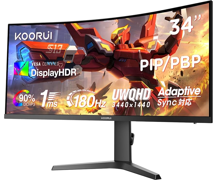 HKC TG34C3U 34インチ 湾曲 コレクション ウルトラワイドゲーミン