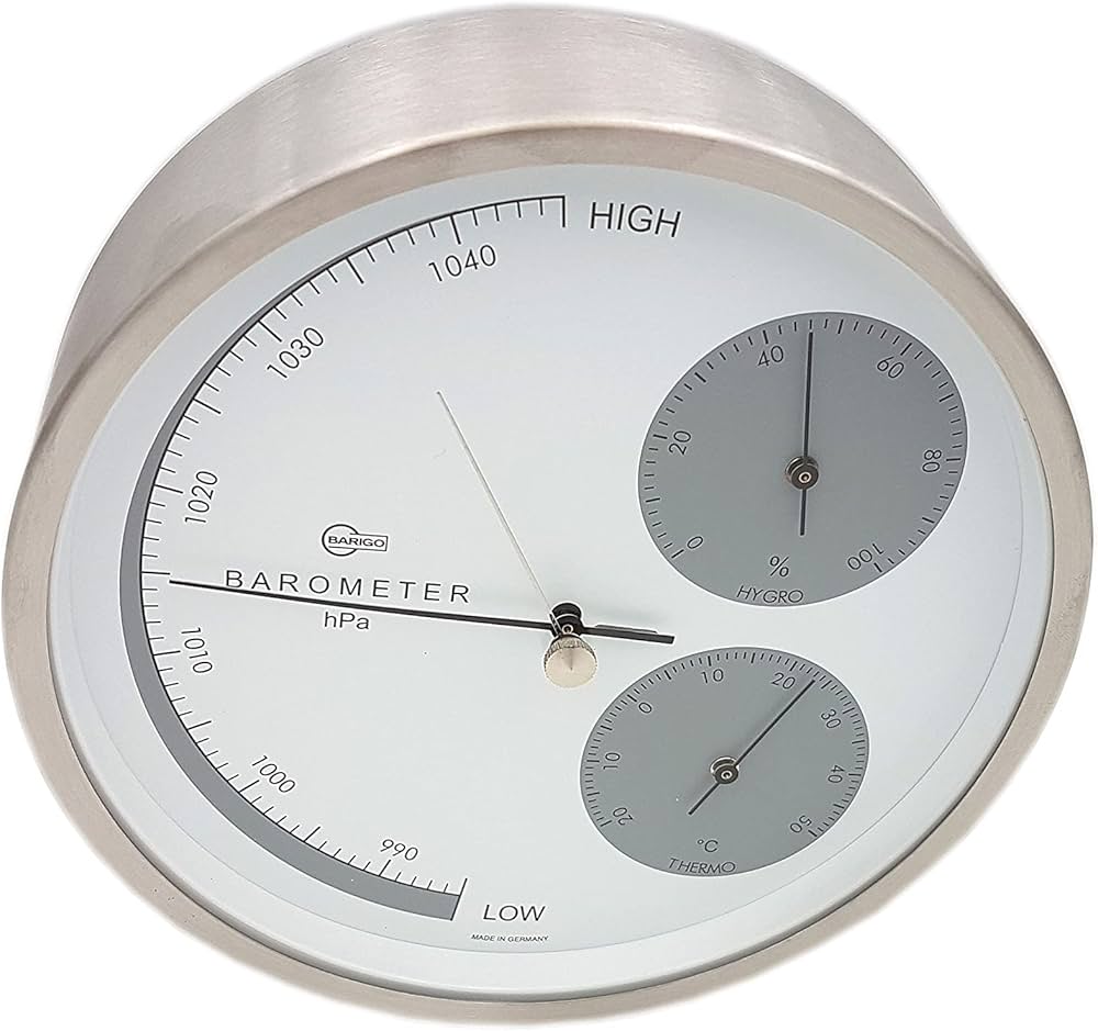 BARIGO】 バリゴ 温湿度計＋時計 ドイツ製 動作確認済 レビュー